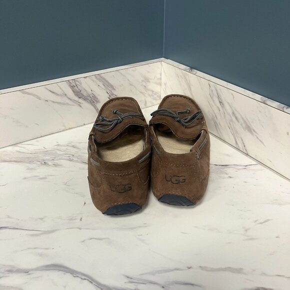 UGG  Chester  Color: Chocolate Suede Size: 11 Gently Worn - Picture 4 of 5